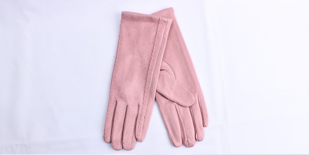 Shackelford faux suede glove pink Style; S/LK4964PNK image 0